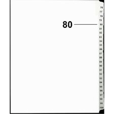 Offix® Numerical Litigation Index Dividers