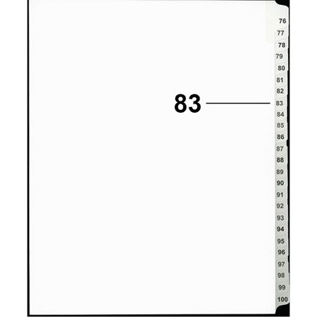 Offix® Numerical Litigation Index Dividers