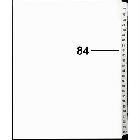Offix® Numerical Litigation Index Dividers