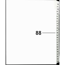 Offix® Numerical Litigation Index Dividers