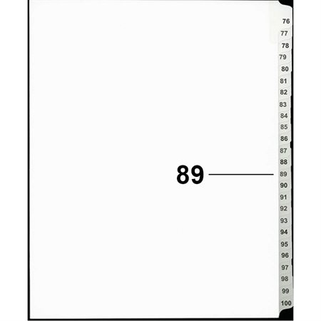 Offix® Numerical Litigation Index Dividers