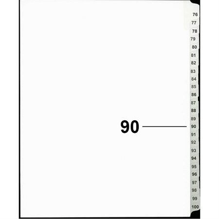 Offix® Numerical Litigation Index Dividers