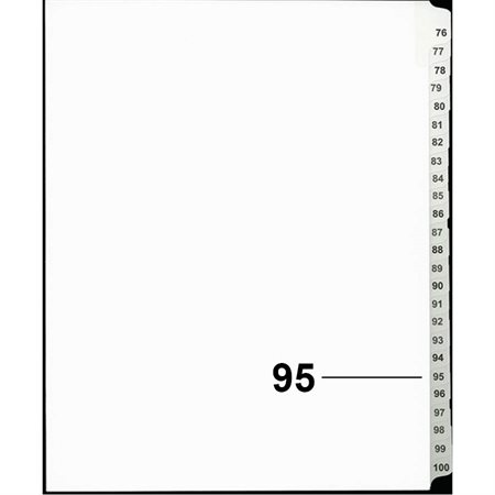 Offix® Numerical Litigation Index Dividers