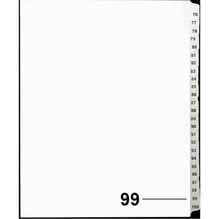 Offix® Numerical Litigation Index Dividers
