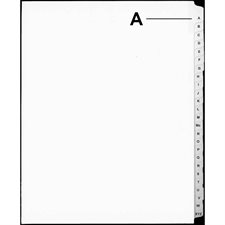 Offix® Alphabetical Litigation Index Dividers