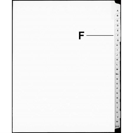 Offix® Alphabetical Litigation Index Dividers