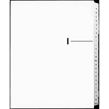 Offix® Alphabetical Litigation Index Dividers