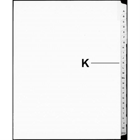 Offix® Alphabetical Litigation Index Dividers