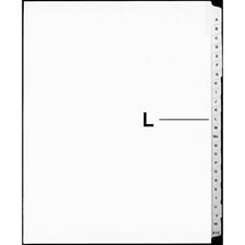 Offix® Alphabetical Litigation Index Dividers