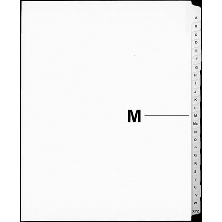 Offix® Alphabetical Litigation Index Dividers