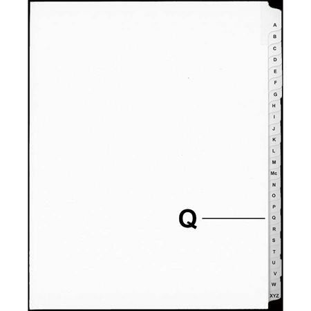 Offix® Alphabetical Litigation Index Dividers