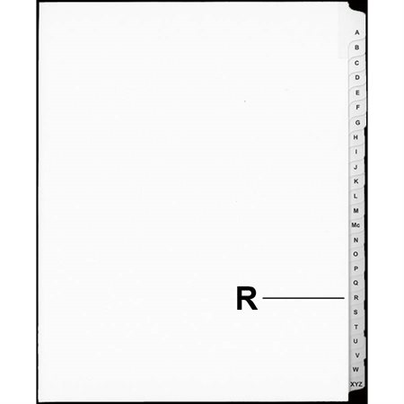 Offix® Alphabetical Litigation Index Dividers