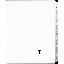 Offix® Alphabetical Litigation Index Dividers