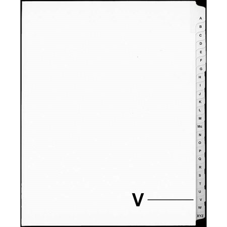Offix® Alphabetical Litigation Index Dividers