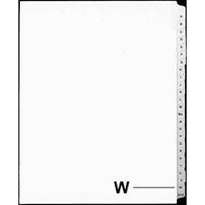 Offix® Alphabetical Litigation Index Dividers
