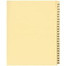 Offix® Sequential Numerical Litigation Index Dividers
