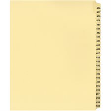 Offix® Sequential Numerical Litigation Index Dividers
