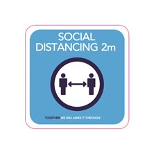 Autocollants de distanciation physique