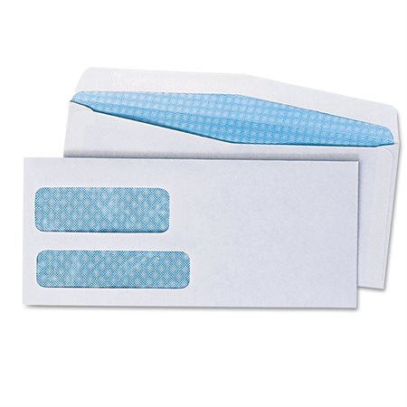 Enveloppe confidentielle à double fenêtre