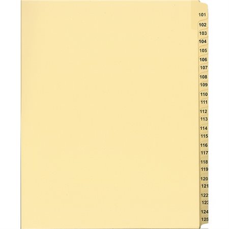 Offix® Sequential Numerical Litigation Index Dividers