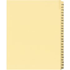 Offix® Sequential Numerical Litigation Index Dividers