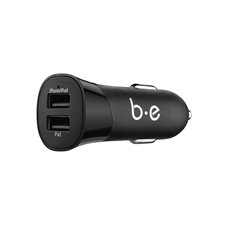 Chargeur de voiture à double port USB