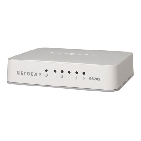 Commutateur à 5 ports Ethernet Gigabit GS205