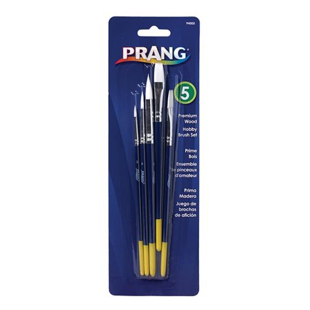 Ensemble de pinceaux en bois