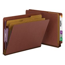 End Tab File Folders with SafeSHIELD® Fasteners