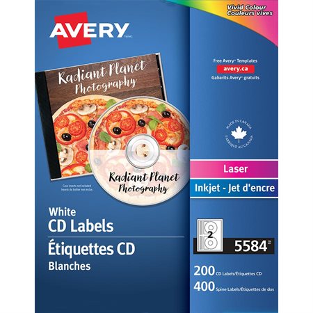 Étiquettes pour CD