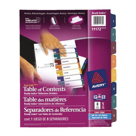 Ready Index® Easy Edit Dividers