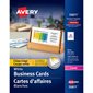 Cartes professionnelles à coupe nette