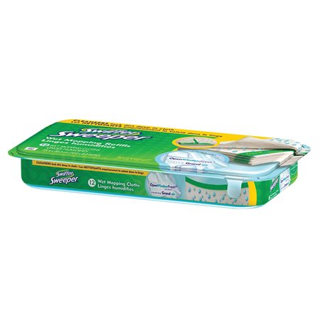 Recharge de serviettes humides Swiffer® Sweeper®