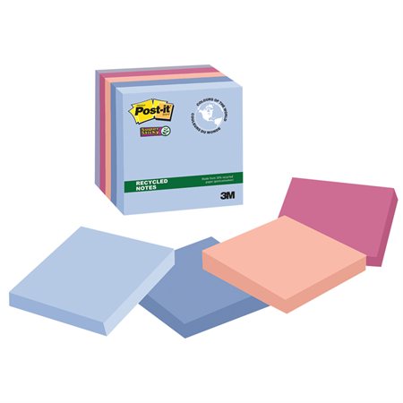 Post-it® Super Sticky Recycled Notes – Bali Collection