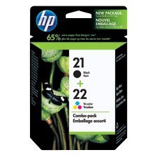 HP 21 / 22 Ink Jet Cartridges Twin Pack