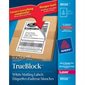 Étiquettes d'expédition blanches laser TrueBlock™