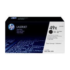 49X High Yield Toner Cartridge Twin Pack