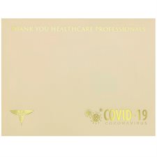 Certificat remerciement Covid-19